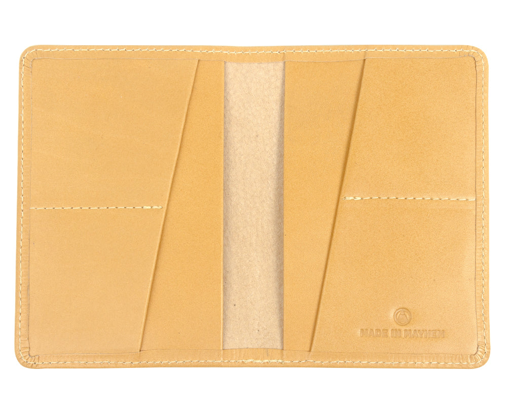 Elegant travel passport wallet for Men, made in USA