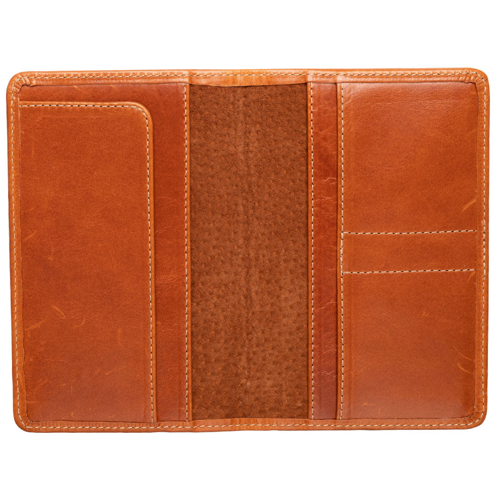 leather passport wallet for men