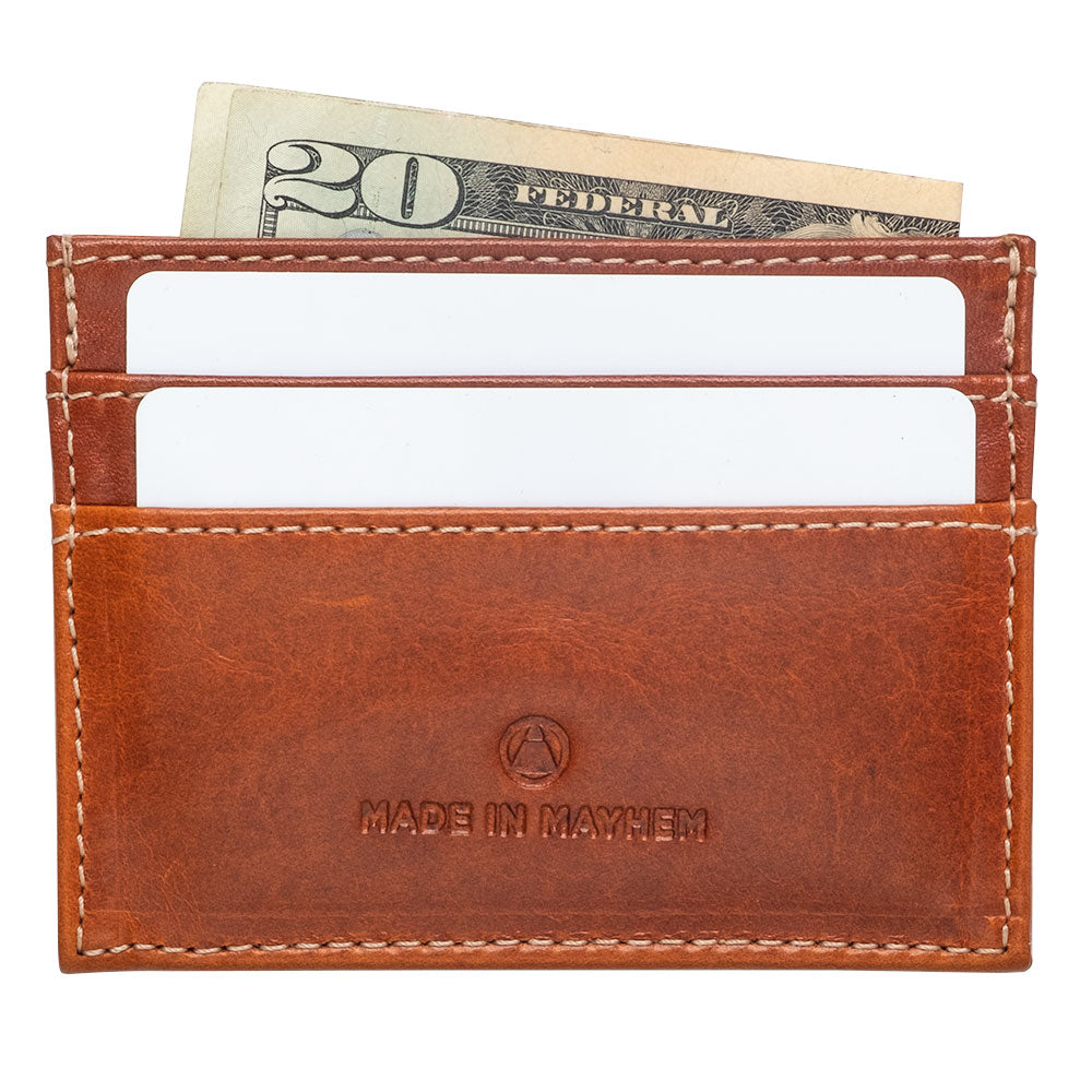 minimalist leather wallet for men