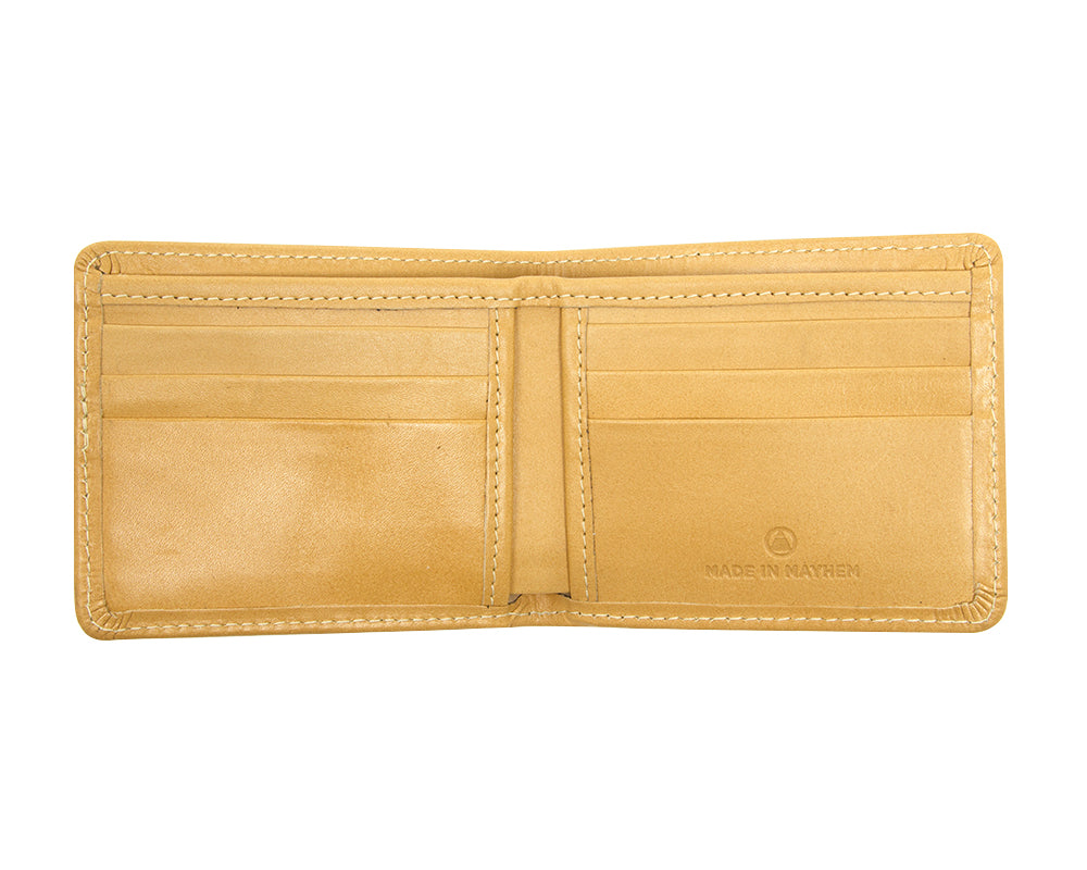 Large leather wallet for men.