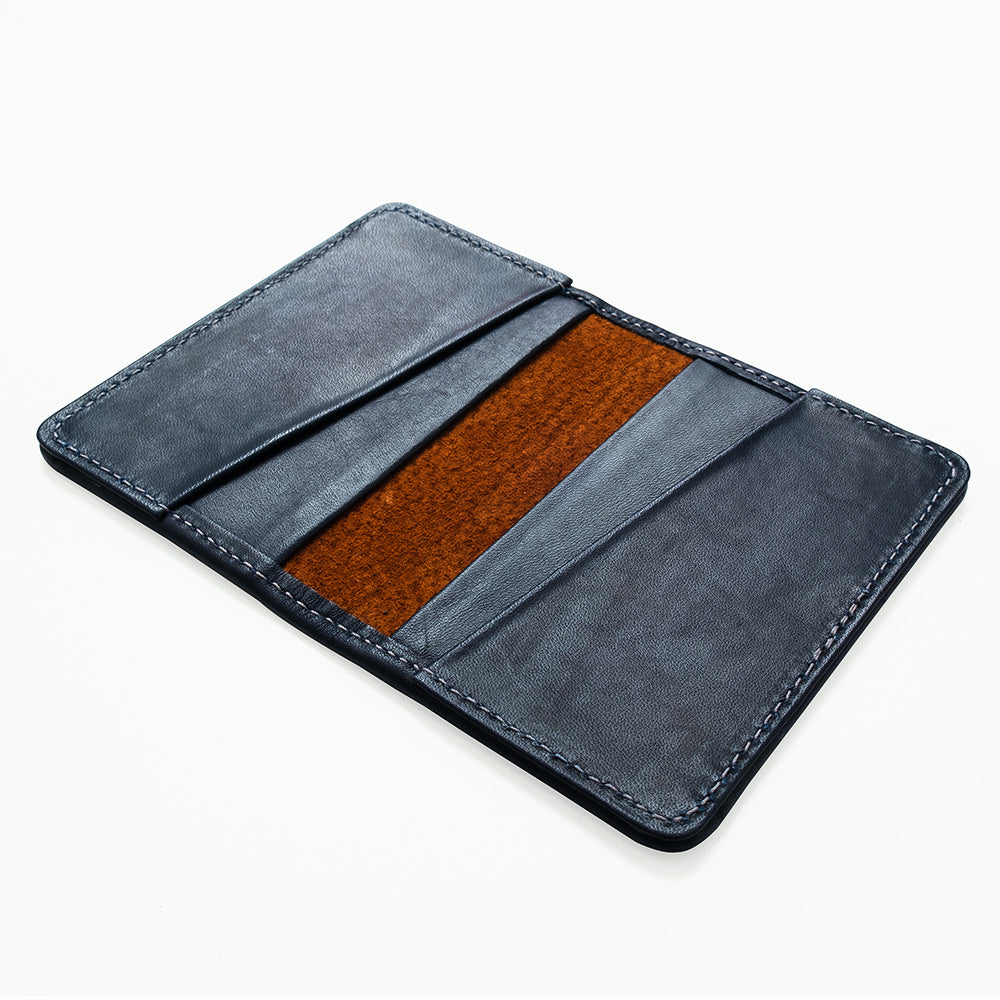 Minimalist leather wallet for men